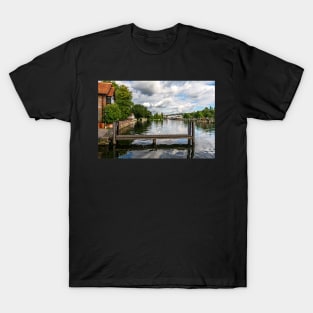 A Landing Stage at Marlow on Thames T-Shirt